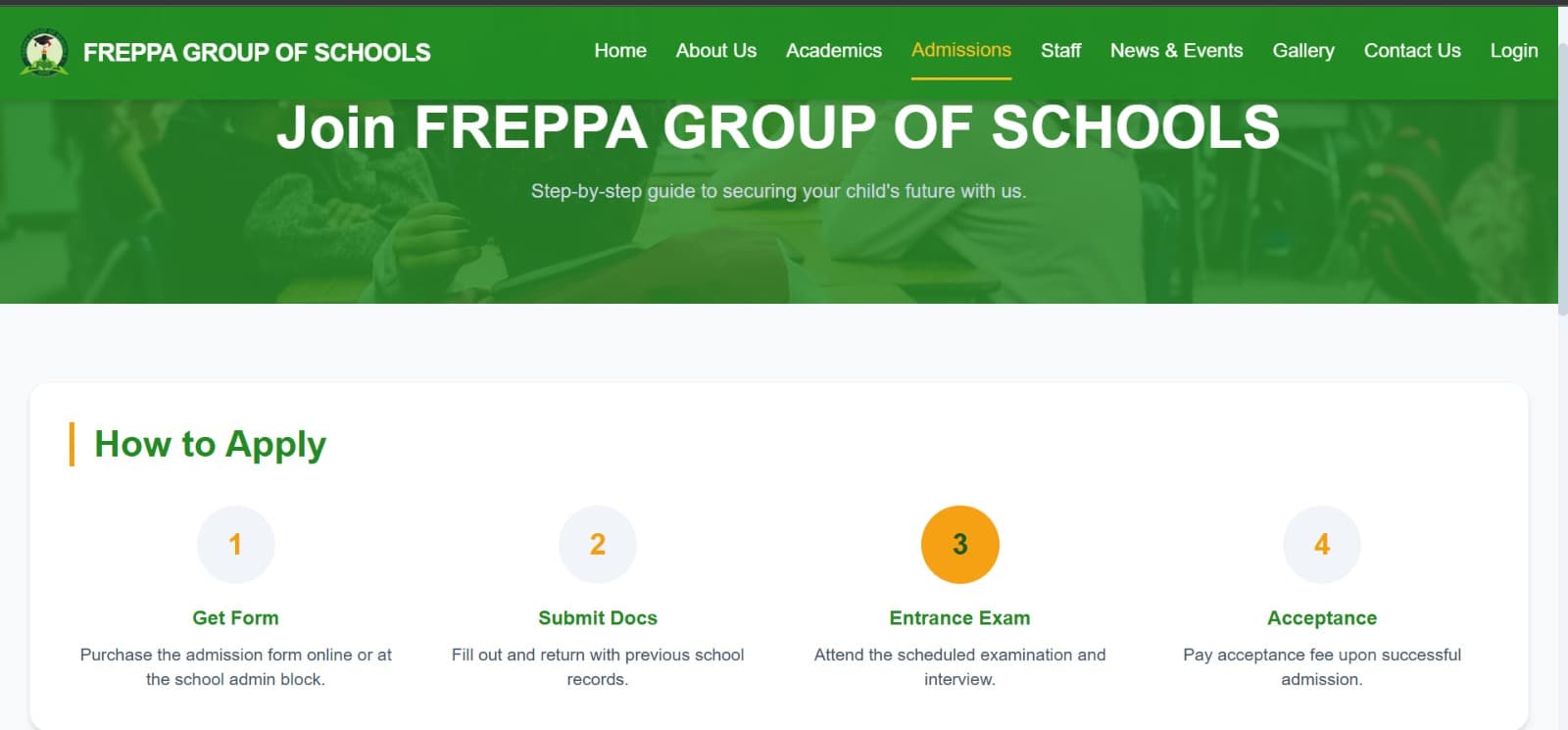 FREPPA — full-stack project screenshot 3
