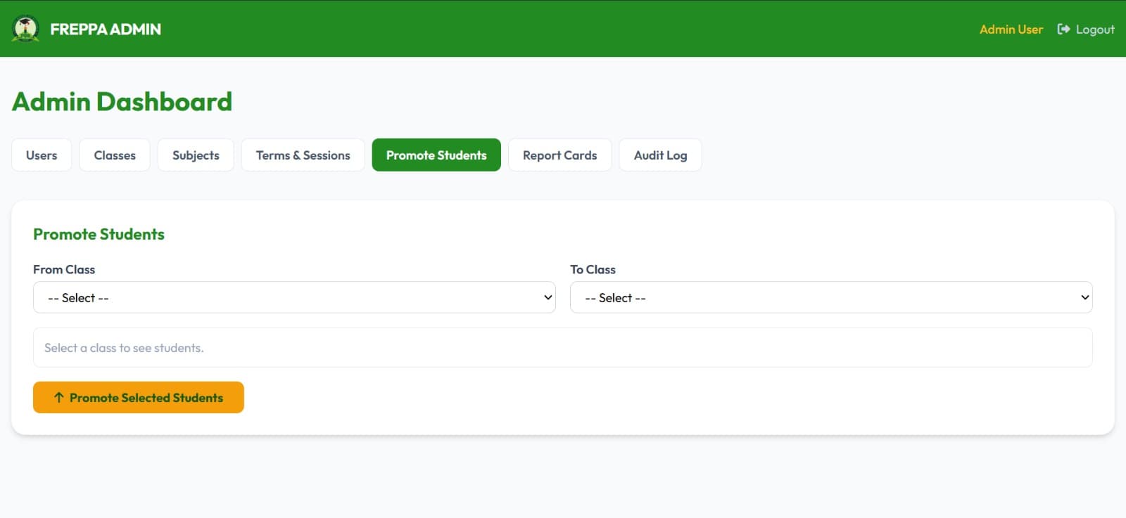 FREPPA — full-stack project screenshot 6