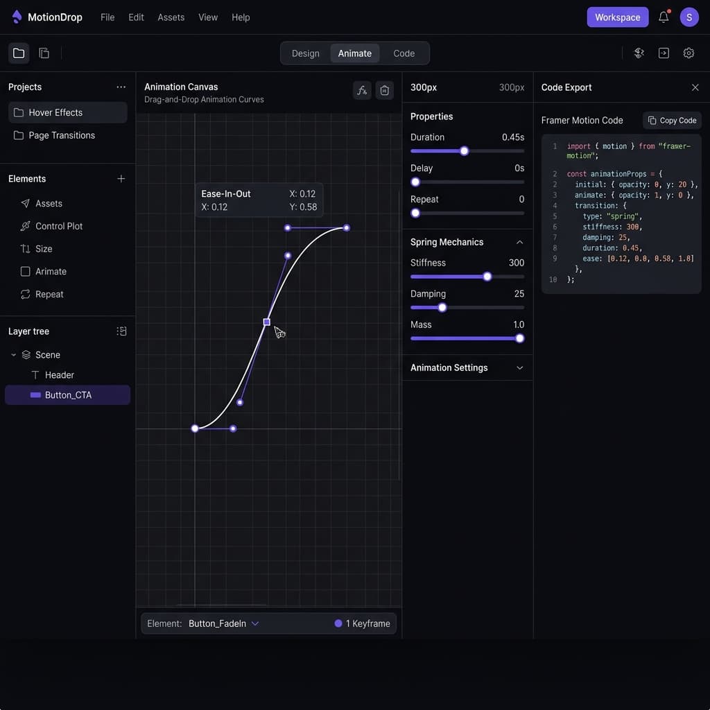 MotionDrop — tool project screenshot 1