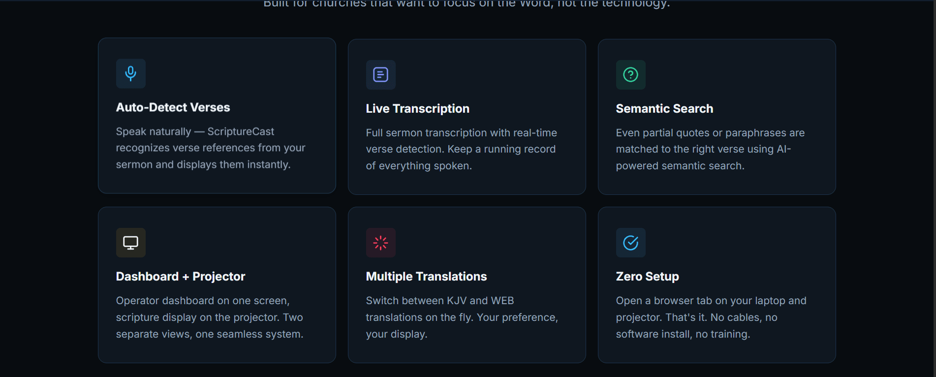 ScriptureCast — full-stack project screenshot 3